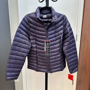 32 Degrees Purple Puffer Jacket Slim-Fit Lightweight